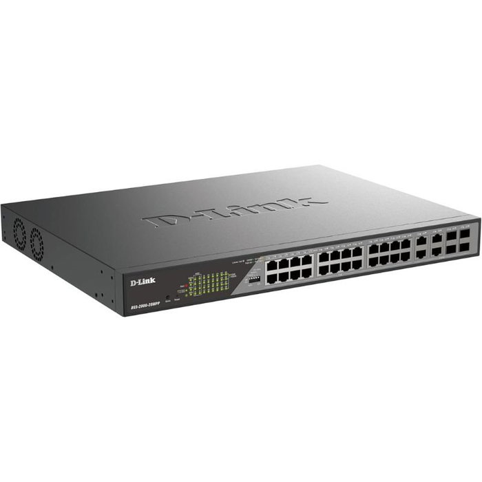 D-Link DSS-200G-28MPP Switch Gestionado 28 Puertos Gigabit PoE++
